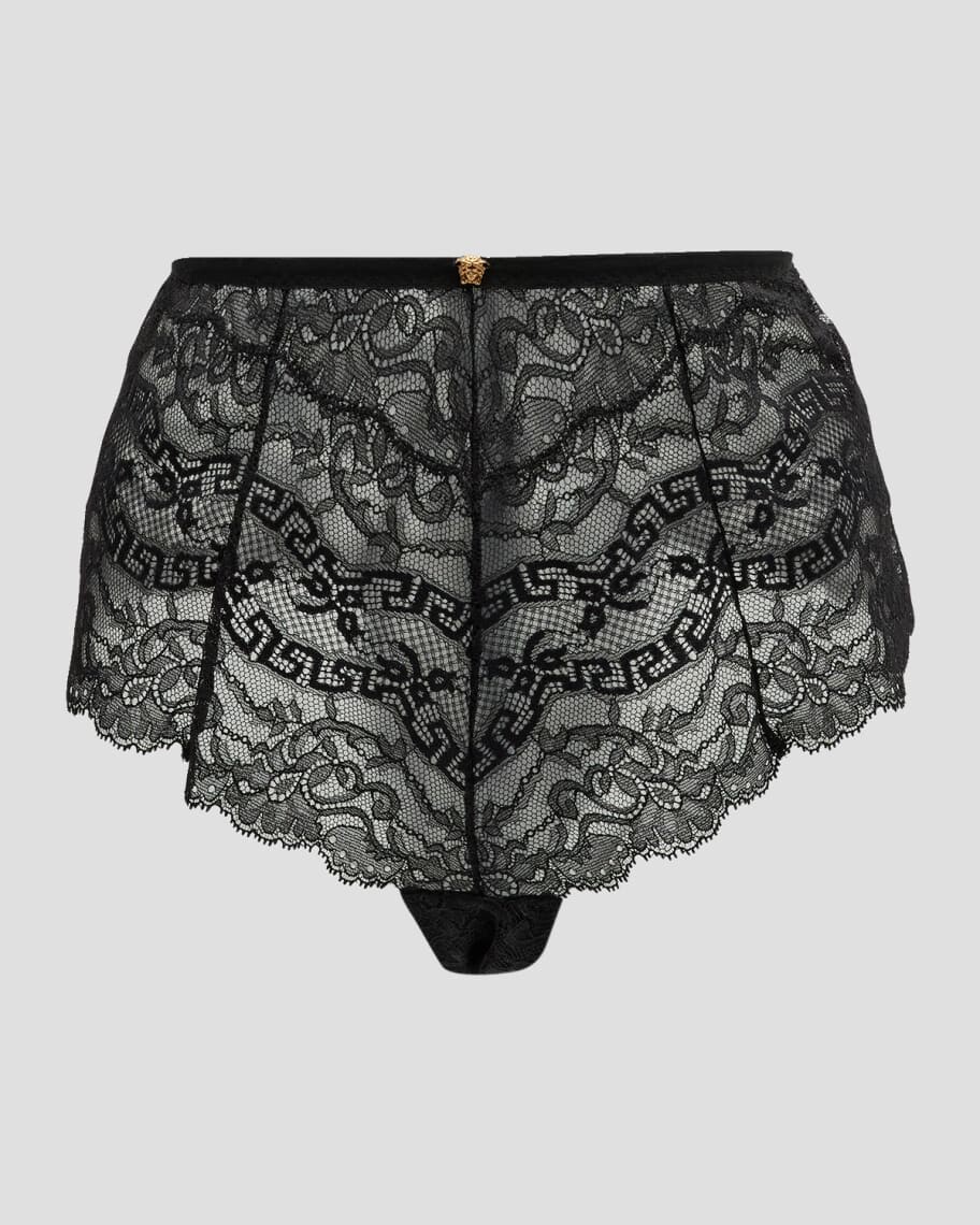 

Кружевные трусы Barocco с высокой посадкой Versace