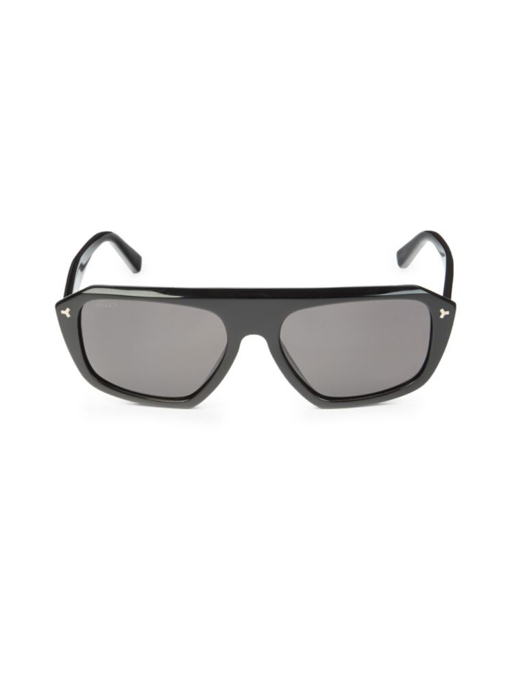

Прямоугольные солнцезащитные очки 58MM Bally, черный