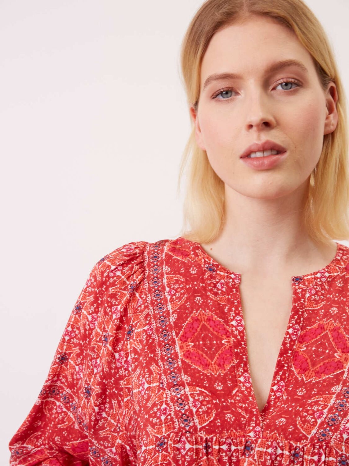 

Gerard Darel Colette Блузка с абстрактным принтом, Красный/Мульти