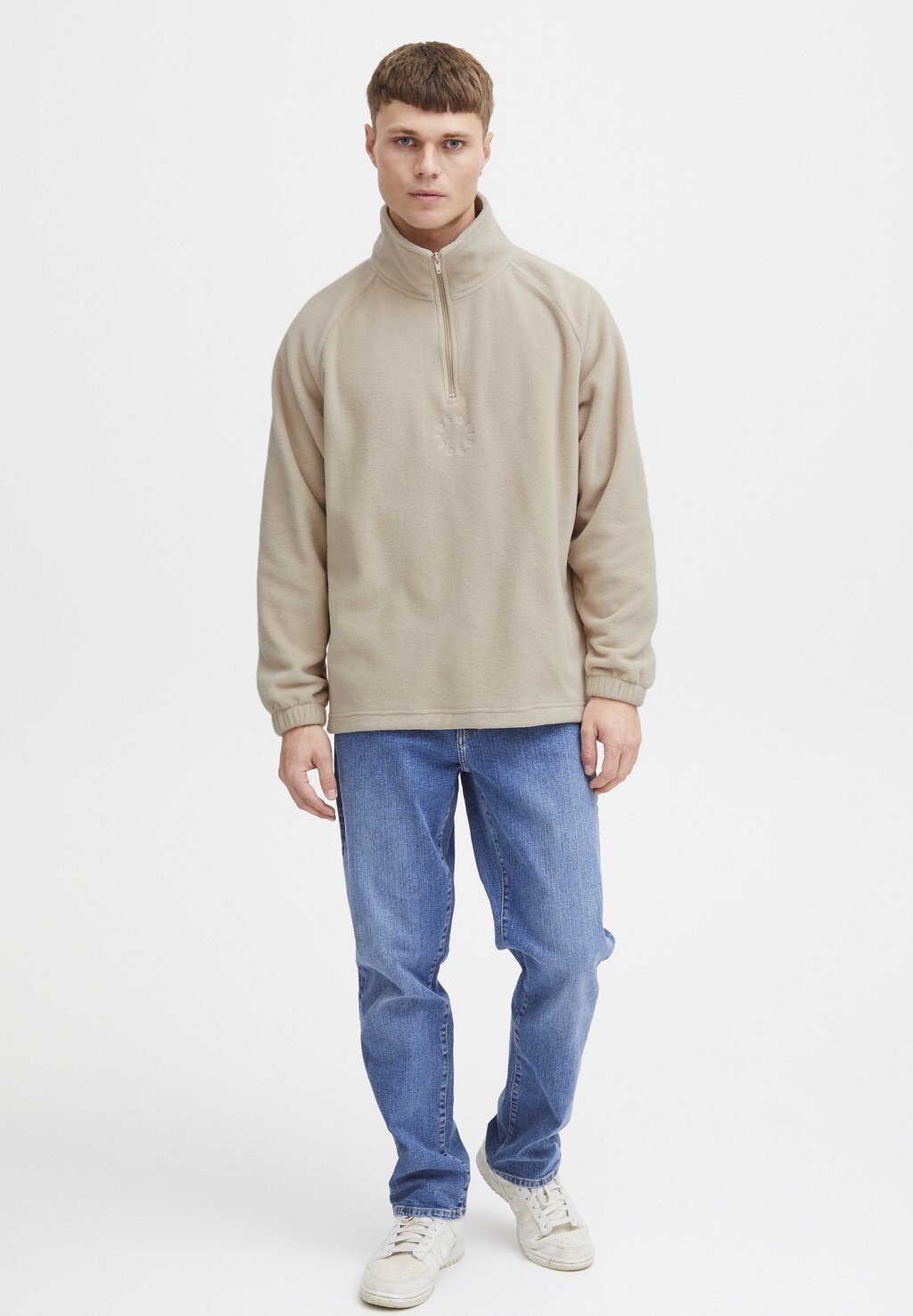 

Флисовый джемпер Solid, цвет Mottled Beige