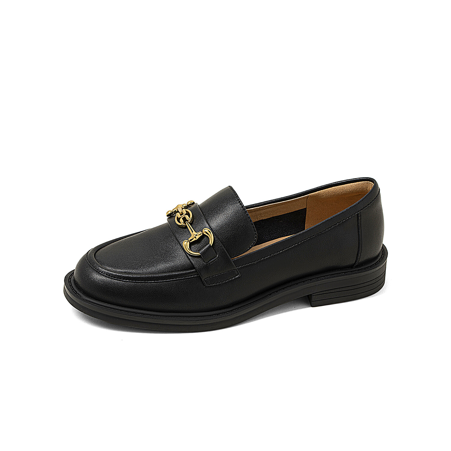 

Лоферы женские Comely, цвет Black (crocodile cowhide)