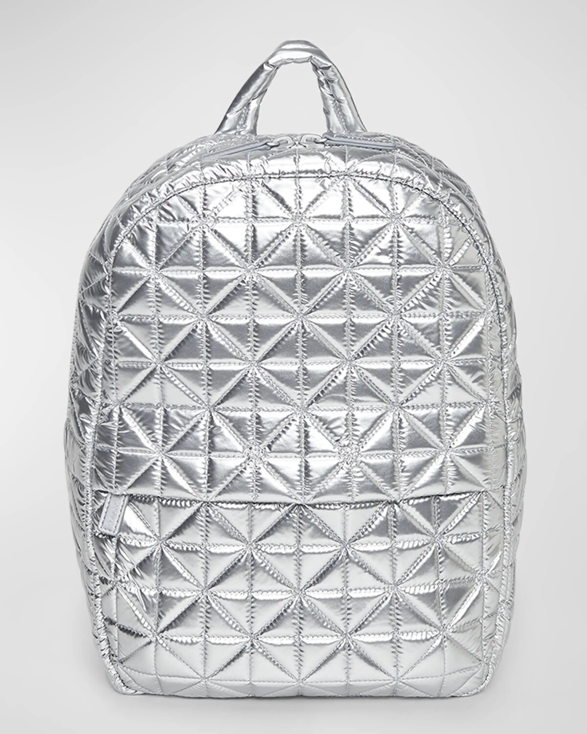 

Рюкзак из стеганого нейлона с эффектом металлик VeeCollective, цвет Chrome Metallic