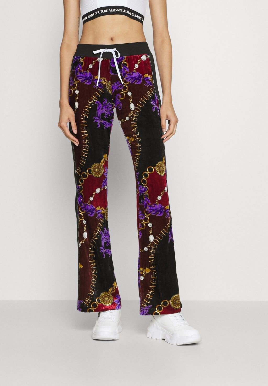 

Брюки CHAIN Versace Jeans Couture, светло-красный