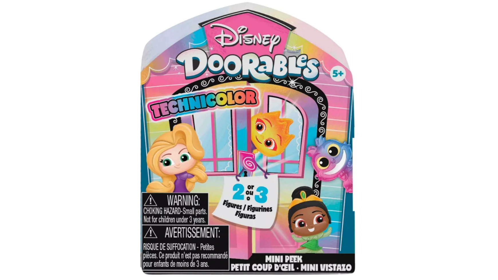 Just Play Disney Doorables Поглощение Mini Peek Technicolor