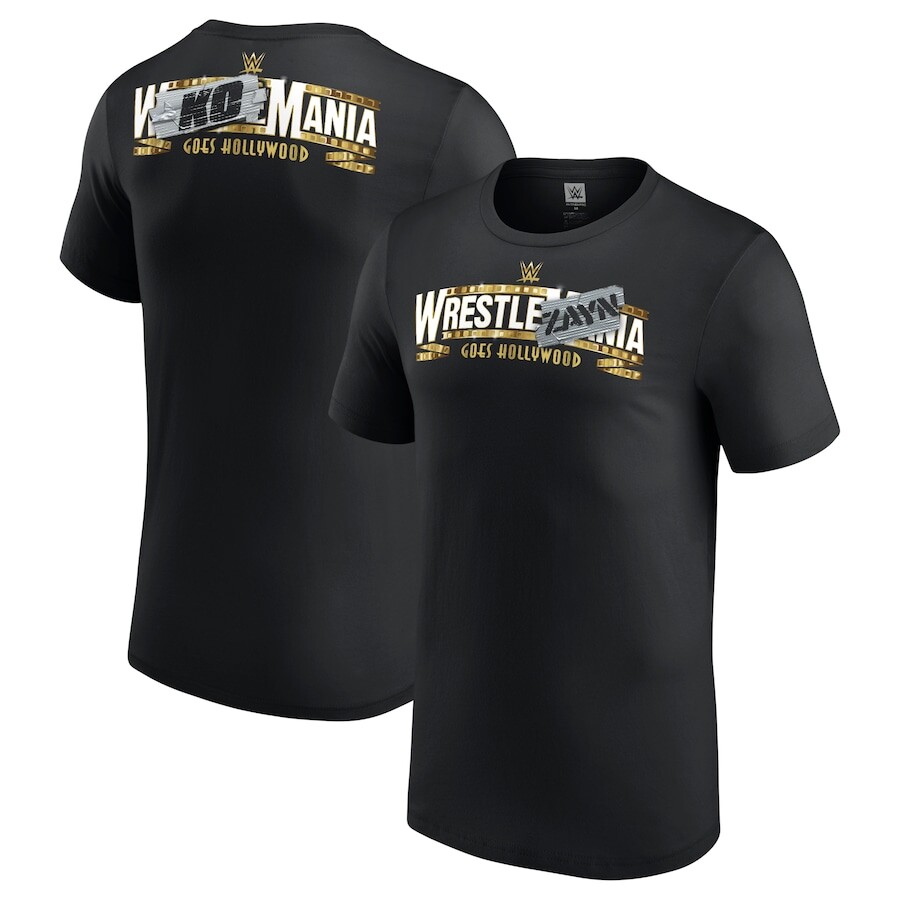 

Футболка с коротким рукавом WWE Authentic Wrestlemania, черный