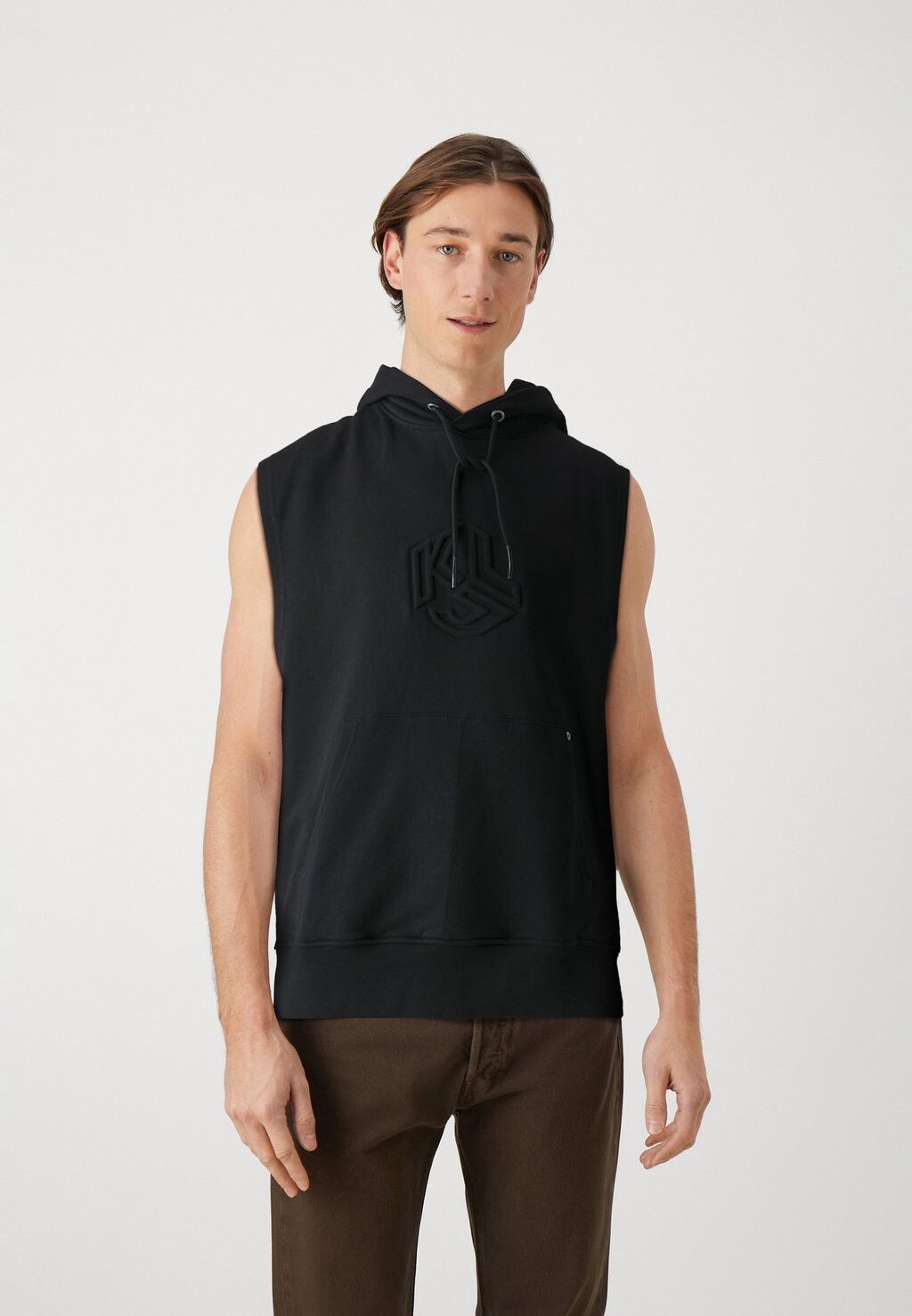 

Толстовка SLEEVELESS RELAXED HOODIE Karl Lagerfeld Jeans, цвет black