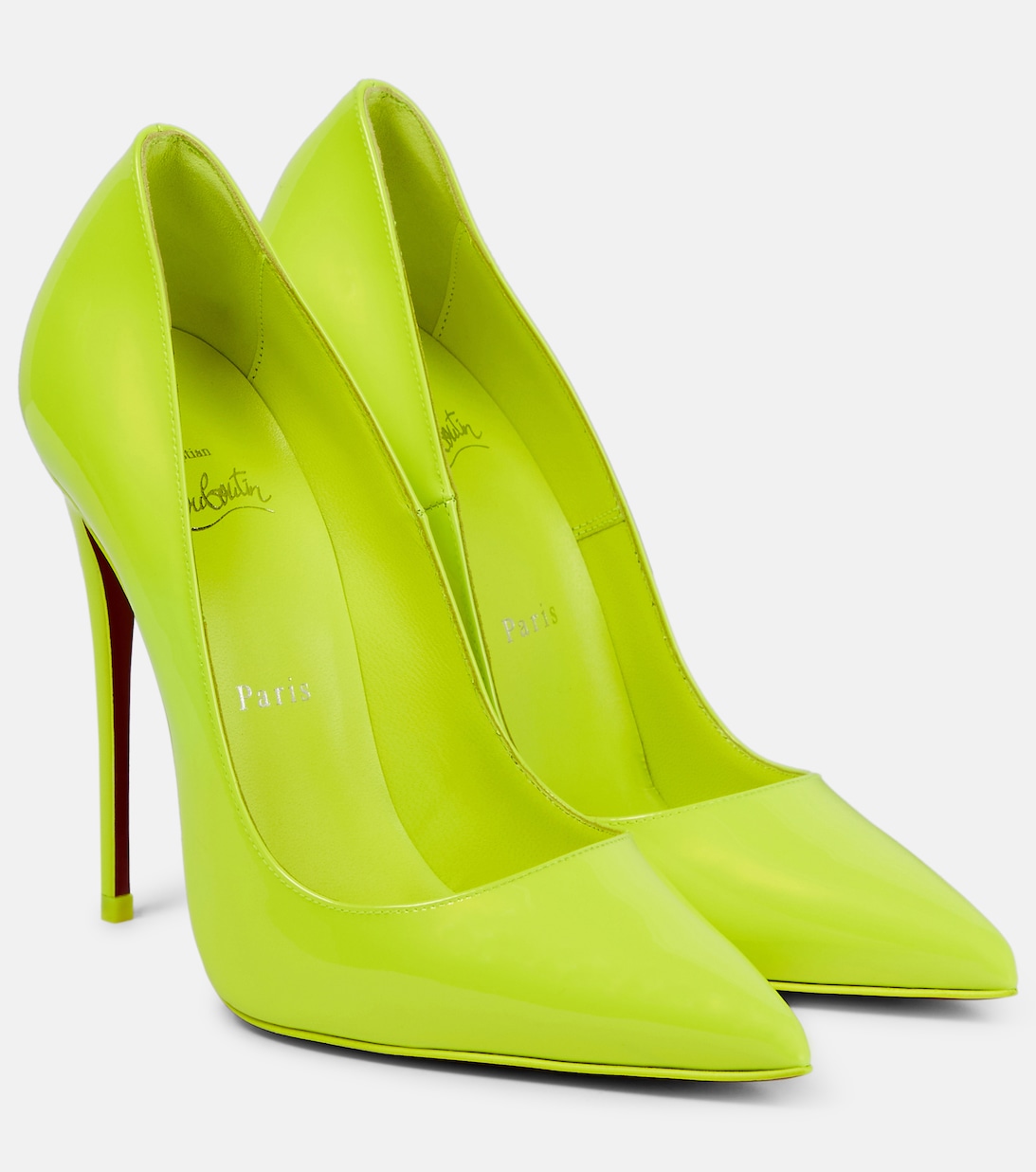 Кожаные туфли So Kate 120 Christian Louboutin, желтый