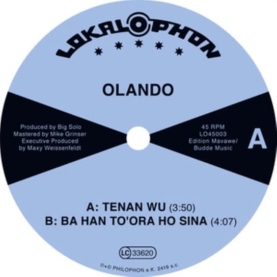 Виниловая пластинка Olando - Tenan Wu