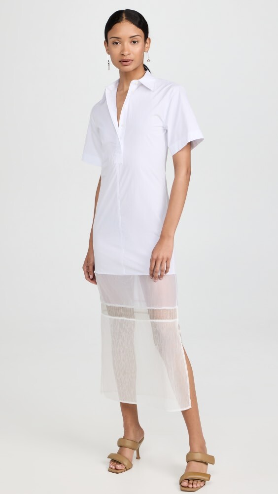 

Платье Helmut Lang Shirt, белый