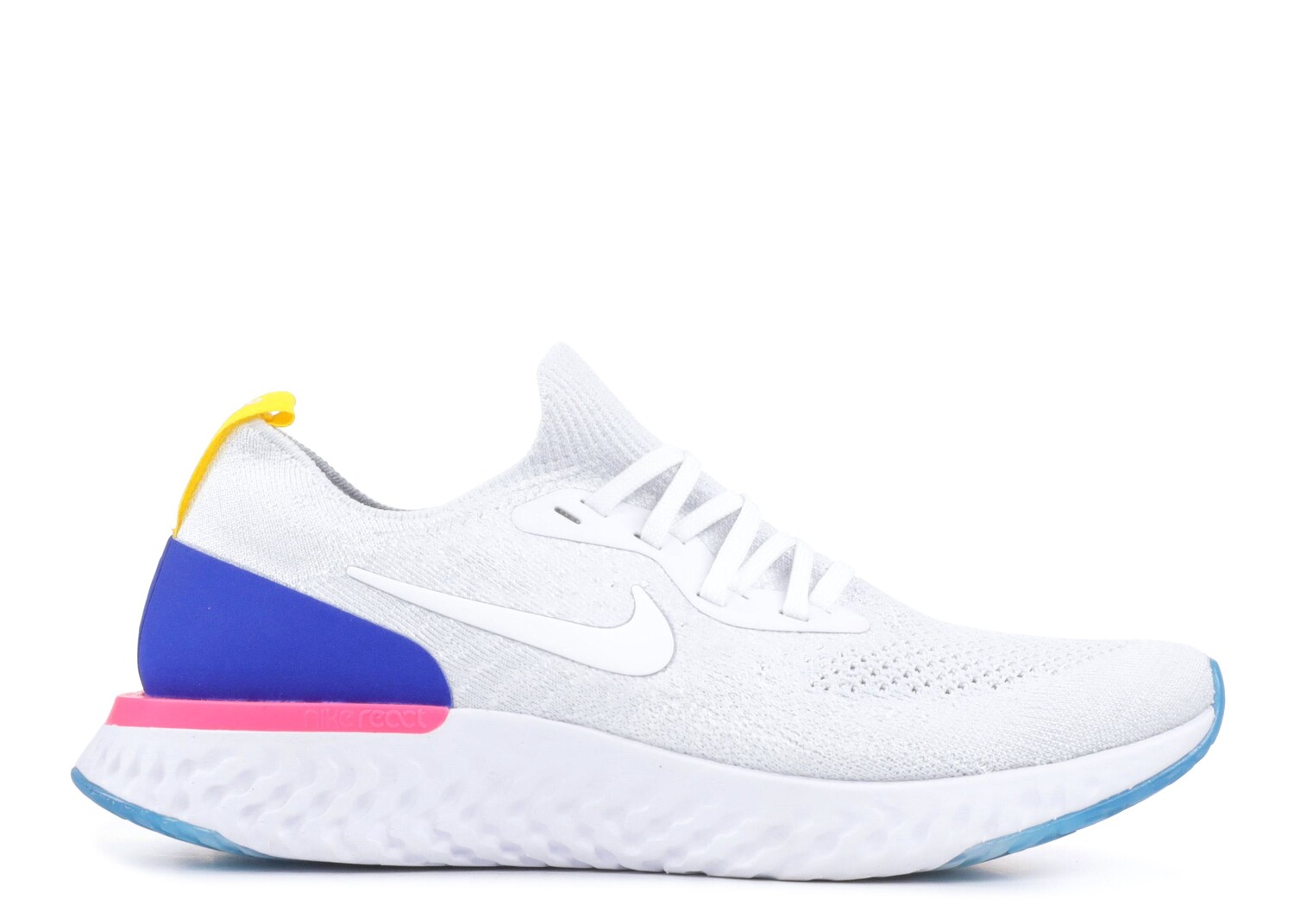 Кроссовки Nike Wmns Epic React Flyknit 'Og', белый original nike epic react flyknit women s rhea braided flying woven running shoes size 36 40