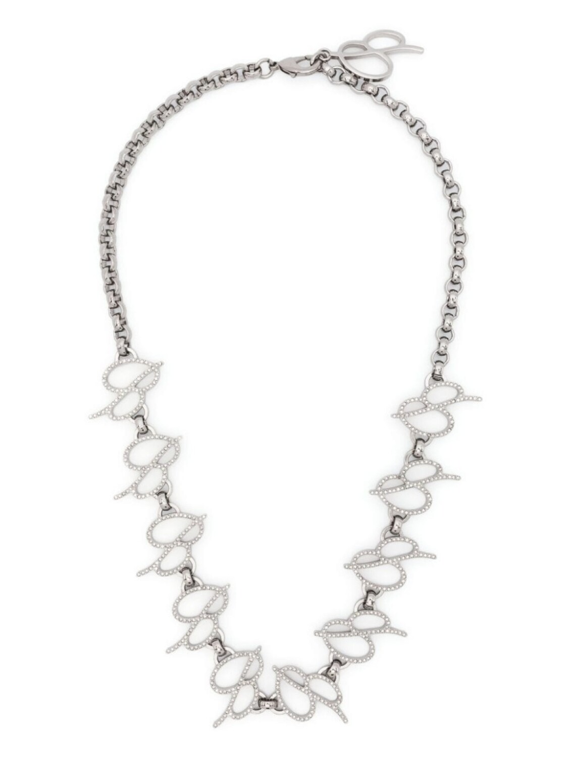 

Колье с логотипом Blumarine, серебряный