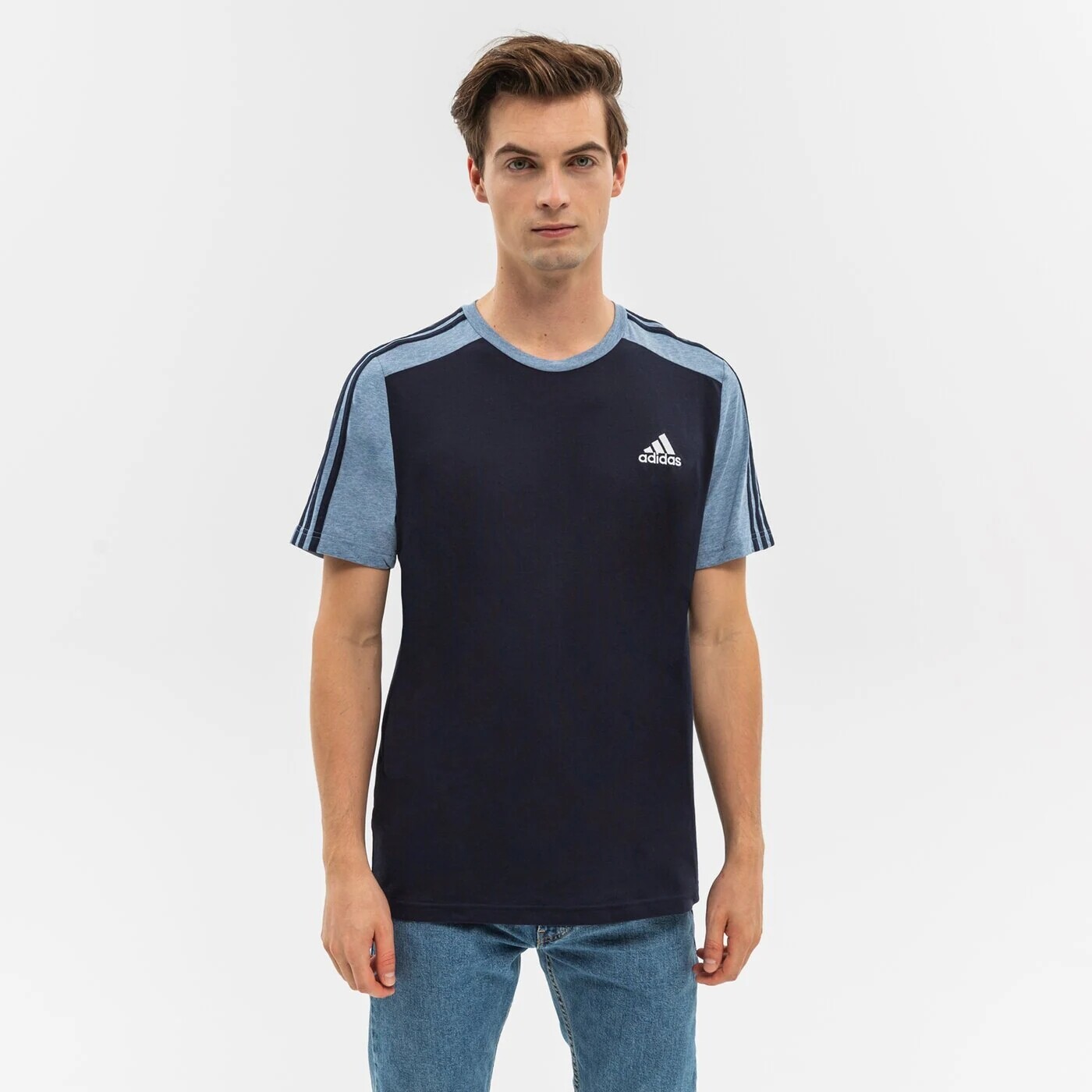

Футболка Adidas с логотипом, синий