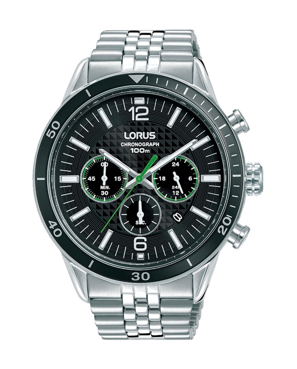 часы lorus chronograph 100m