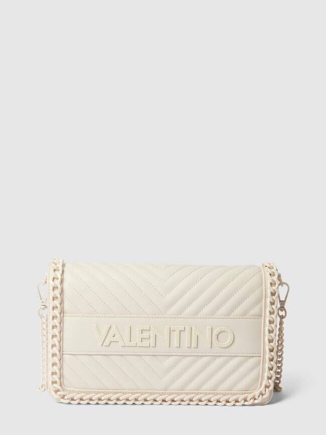 

Сумка через плечо с детальной этикеткой, модель ICE Valentino, молочный
