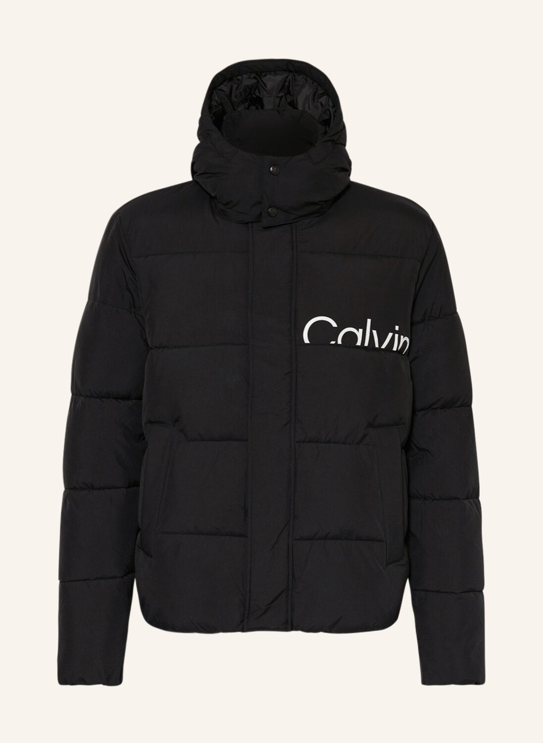 

Куртка Calvin Klein Jeans mit abnehmbarer Kapuze, черный
