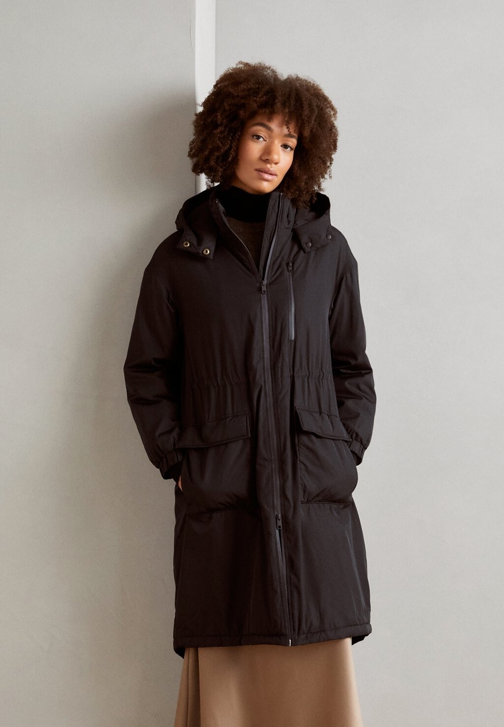 

Парка Hooded Marks & Spencer, черный