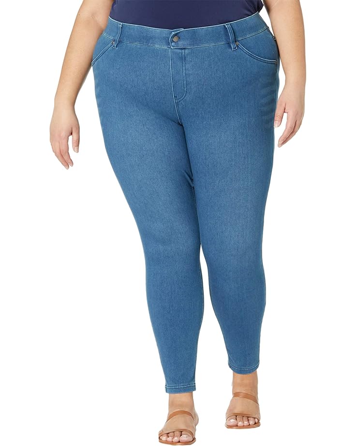 Джинсы HUE Plus Size High-Waist Ultra Soft Denim Leggings, цвет Windsor Blue Wash джинсы hue plus size ultra soft denim skimmer белый