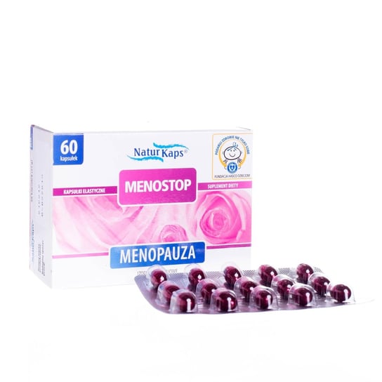 NaturKaps Menostop Menopauza, биологически активная добавка, 60 капсул Hasco-Lek