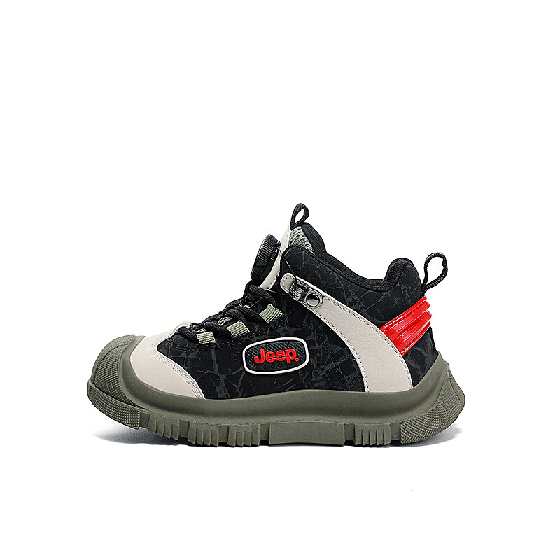 

Кроссовки Jeep Kids Lifestyle Shoes Kids Mid-top Red/Black, красный/черный