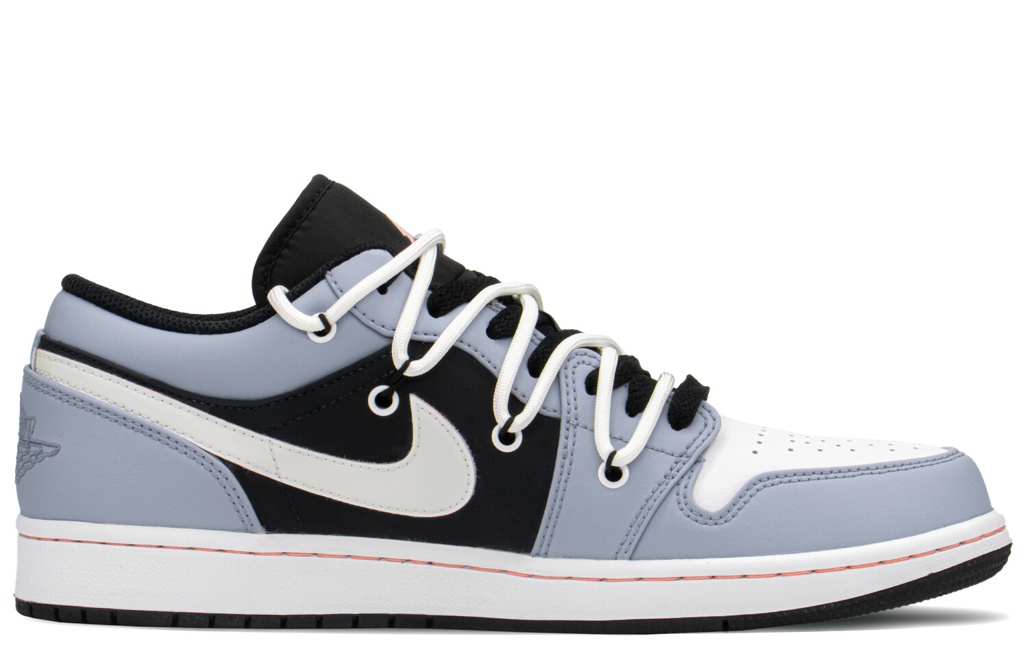 

Кроссовки Air Jordan 1 Vintage Basketball Shoes Men Low-Top Black Gray