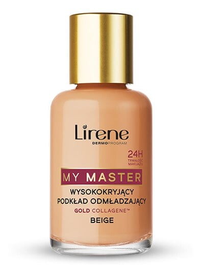 

Омолаживающая тональная основа с высокой степенью покрытия 2 BEIGE, 30 мл Lirene, My Master