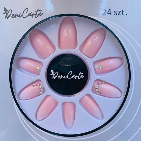 

Типсы для искусственных ногтей с клеем, 24 шт. Deni Carte