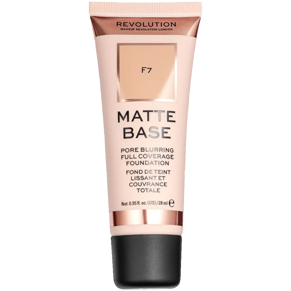 

Тональный крем для лица f7 Revolution Makeup Matte Base Fundation, 28 мл