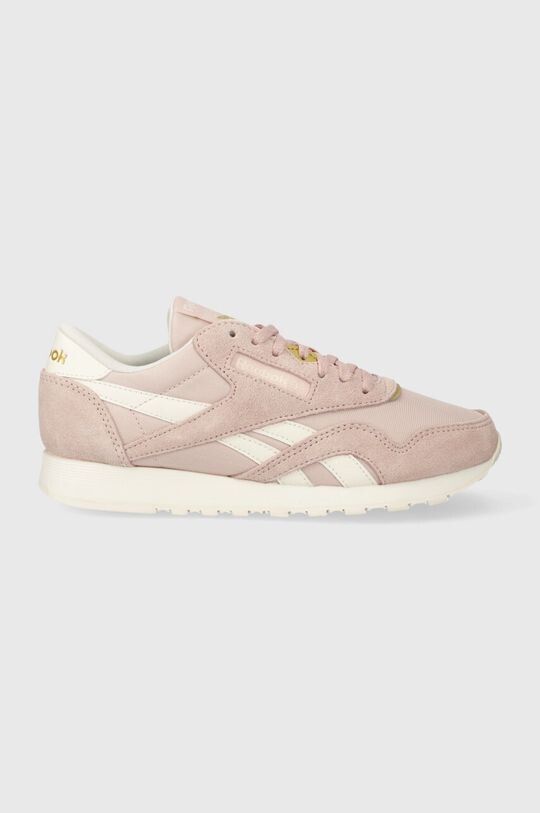 

Кроссовки Classic Nylon замшевые Reebok, розовый