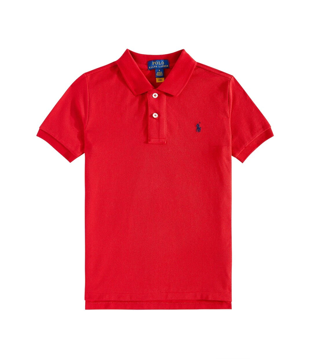 

Хлопковая рубашка-поло Polo Ralph Lauren, красный