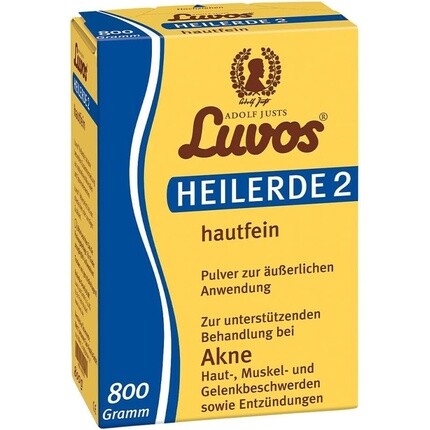 

Luvos Heilerde 2 Мелкий порошок от прыщей, кожи, болей в мышцах и суставах, а также воспалений 800 г