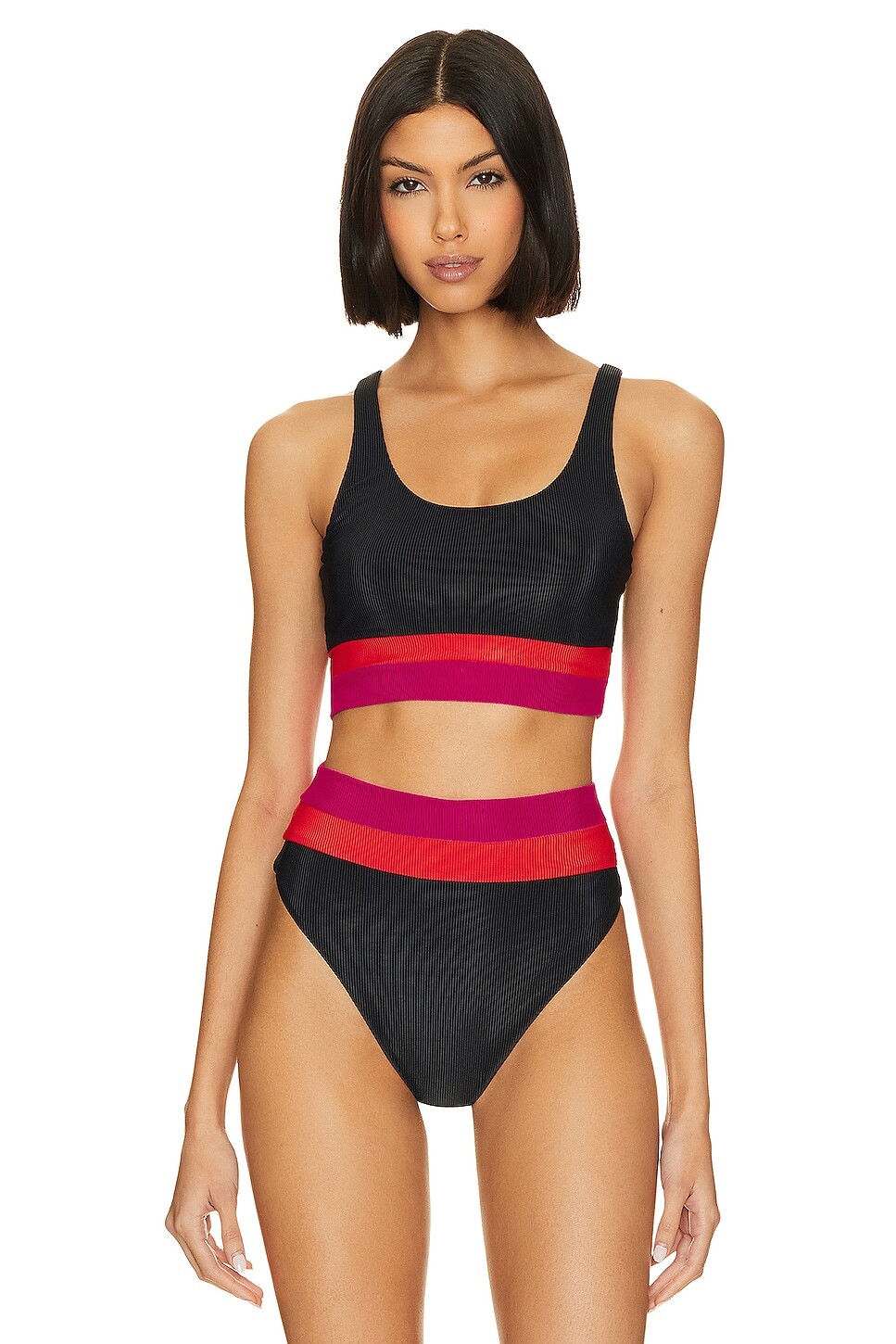 

Топ бикини BEACH RIOT Mackenzine, цвет Glacier Colorblock