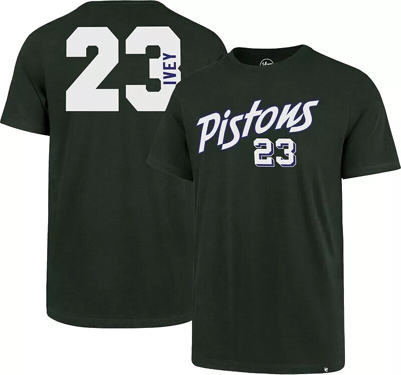 

Зеленая мужская футболка Super Rival '47 Detroit Pistons