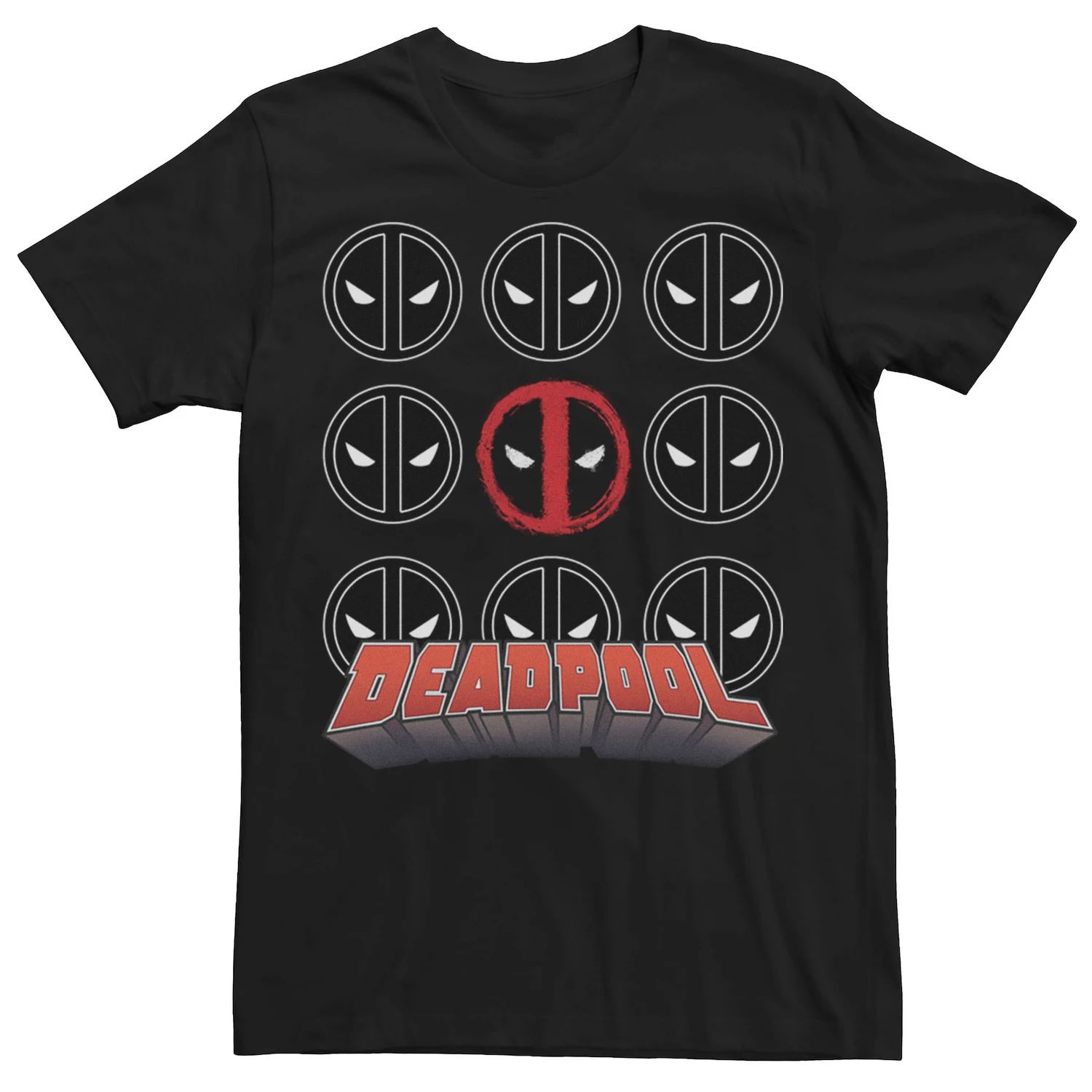 Мужская футболка с логотипом Deadpool Bold Box Up Marvel