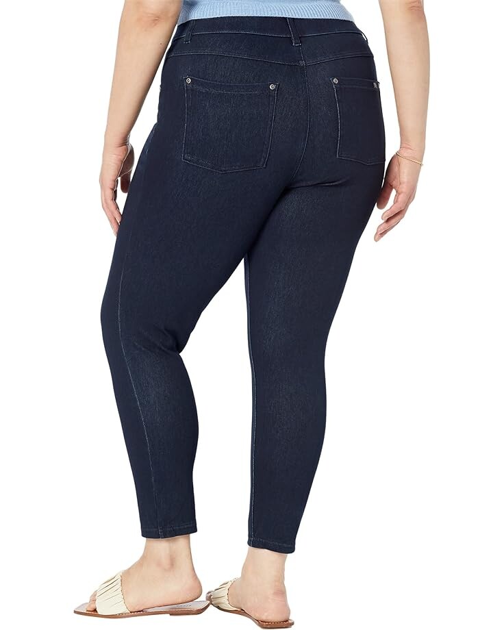 

Джинсы HUE Plus Size Ultra Soft Denim Skimmer, цвет Black Indigo Wash
