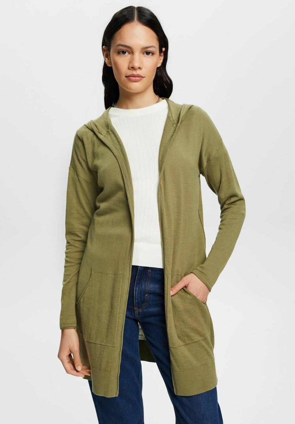 

Кардиган edc by Esprit, Коричневый