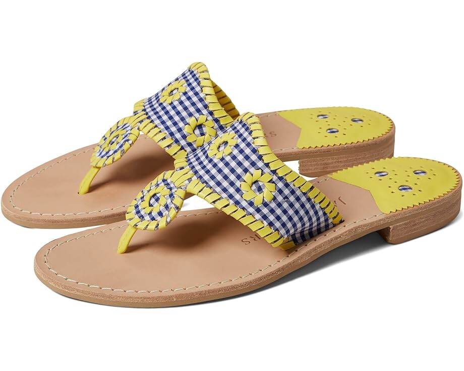 

Сандалии Jack Rogers Jacks Gingham Sandal, цвет Gingham/Yellow