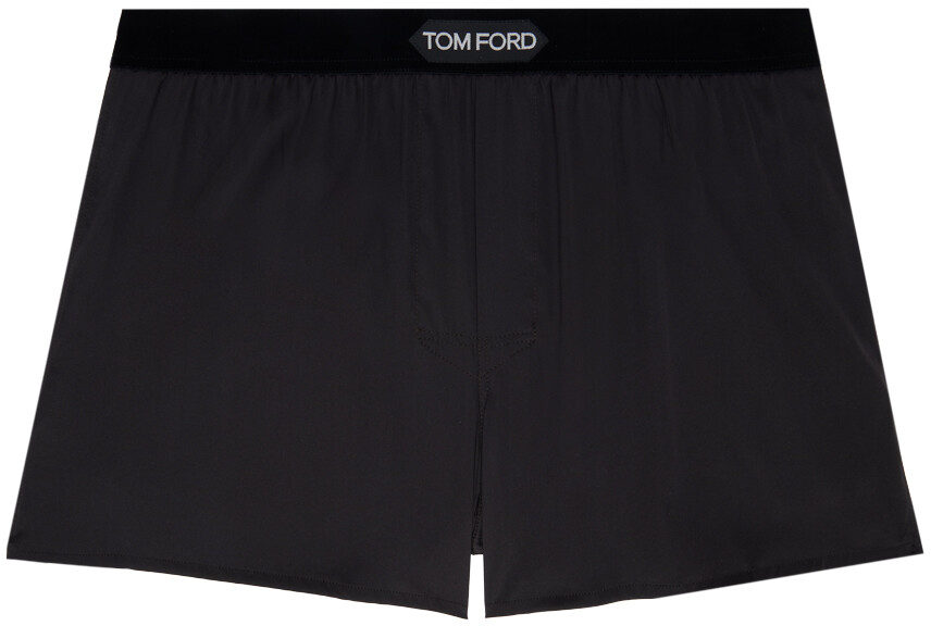 

Коричневые боксеры с нашивками Tom Ford