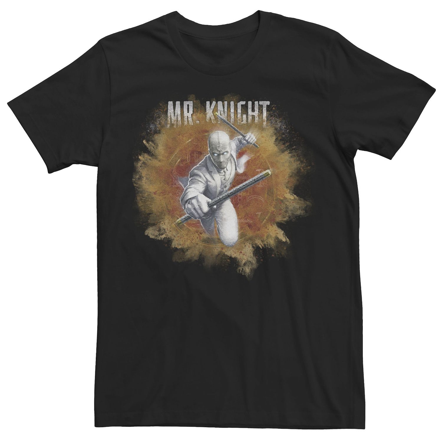Мужская футболка с плакатом Marvel Moon Knight Mr. Knight Licensed Character набор фигурок marvel moon knight khonshu moon knight