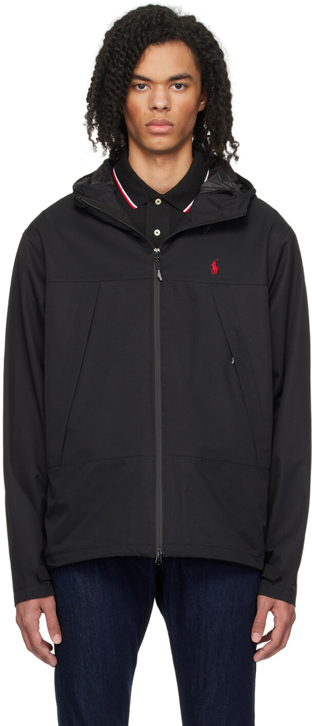 

Черная куртка с капюшоном Polo Ralph Lauren