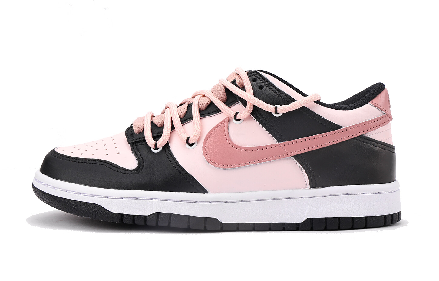 

Обувь для скейтбординга Dunk Kids для начальной школы Nike, черный/розовый