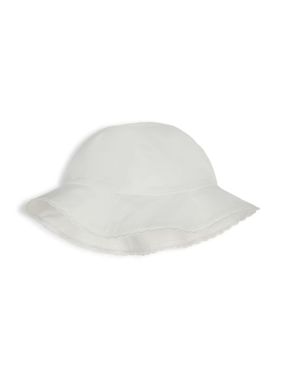 

Chloé Kids шляпа из органического хлопка, белый