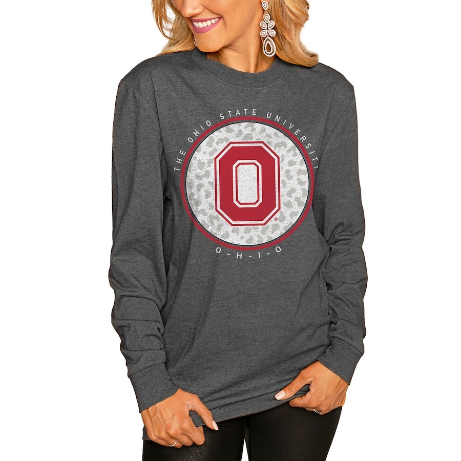 

Футболка с длинным рукавом Gameday Couture Ohio State Buckeyes, угольный