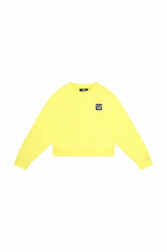 

Детская толстовка из тонкого хлопка DKNY, желтый