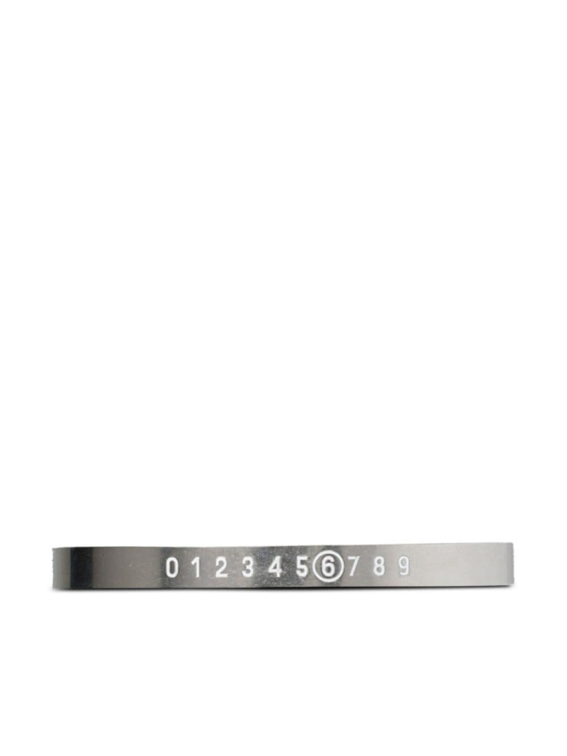 

Браслет Numeric MM6 Maison Margiela, серебряный