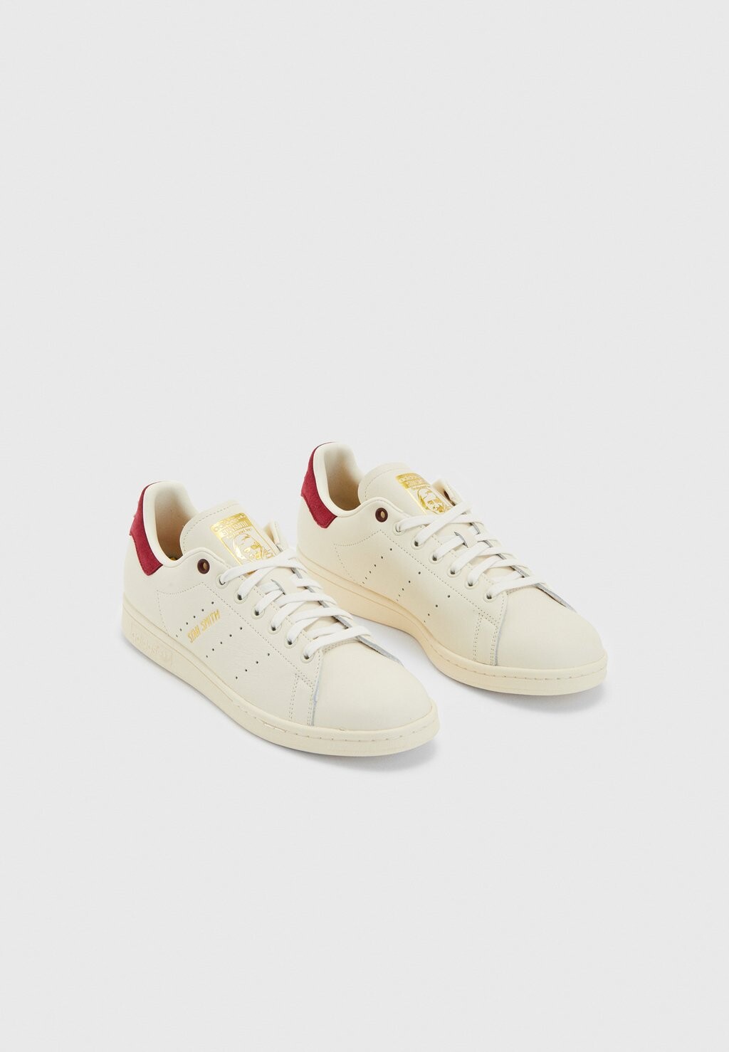 

Кроссовки adidas Originals Stan Smith Unisex, кремовый / коллегиальный бордовый