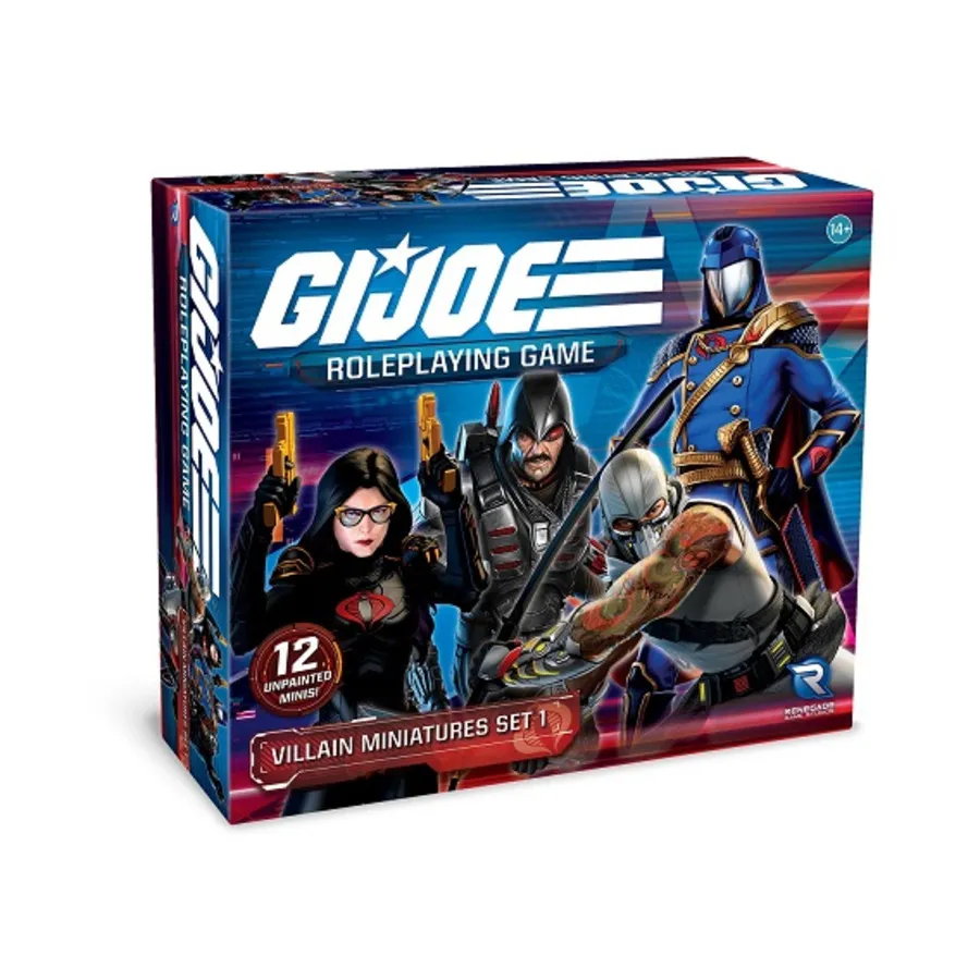 

Бокс-сет миниатюр G.I. Joe Villain Miniatures Set #1, G.I. Joe Role Playing Game