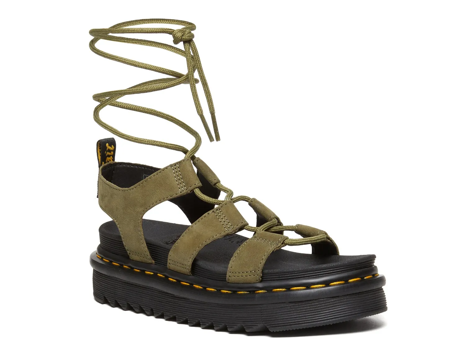 

Сандалии Nartilla Wedge Sandal Dr. Martens, оливково-зеленый