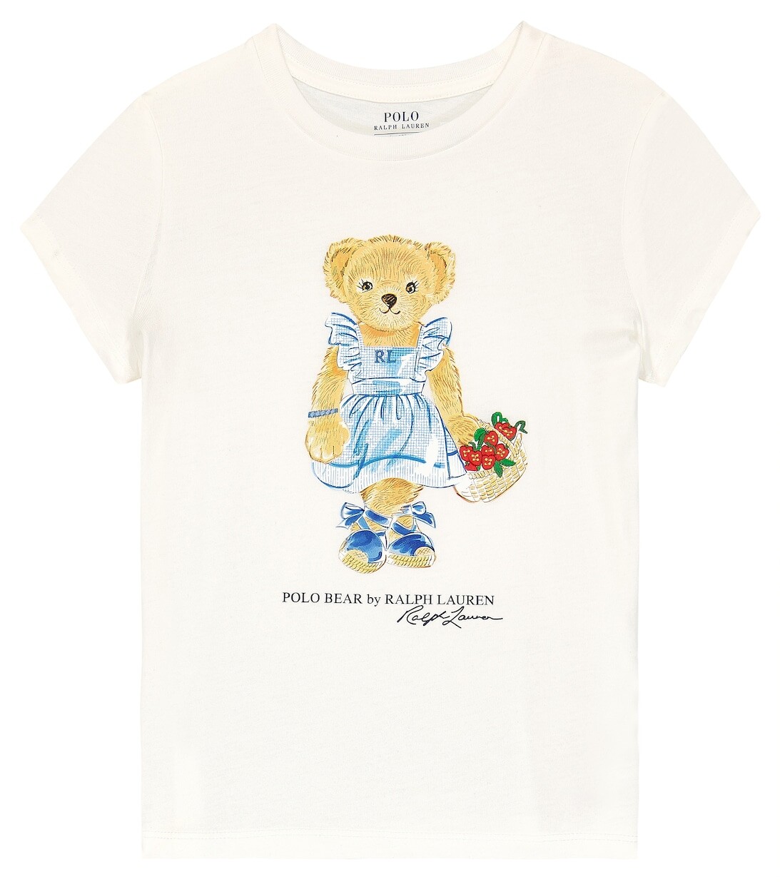 

Футболка Polo Bear из хлопкового джерси Polo Ralph Lauren, белый