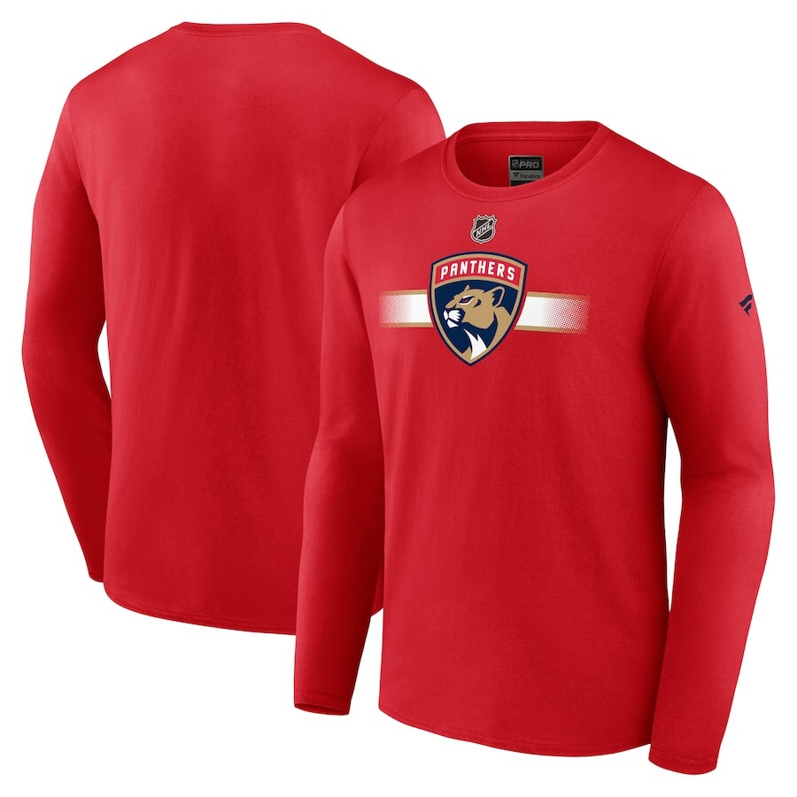 

Футболка с длинным рукавом Fanatics Branded Florida Panthers, красный