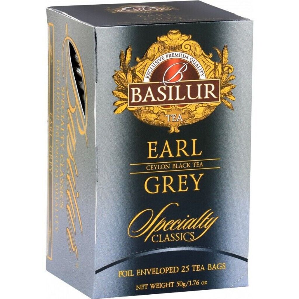 

Чай Basilur Black Earl Grey 25х2г в пакетиках Черный чай Черный чай